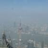 City and Pearl Tower from the 100th floor of our Hotel - The Park Hyatt.